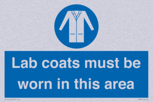 Lab coats must be worn in this area
